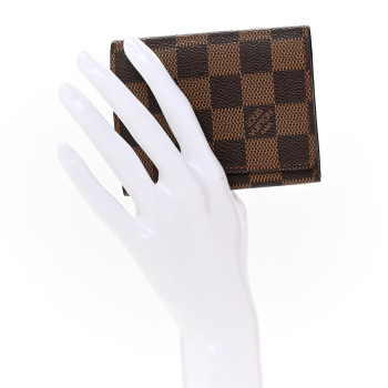 LOUIS VUITTON Damier Ebene Business Card Holder