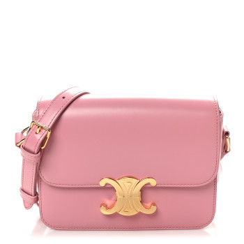 CELINE Shiny Calfskin Teen Triomphe Rose
