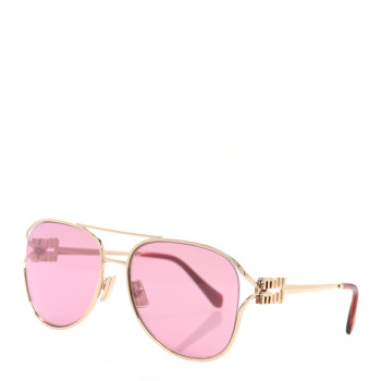 MIU MIU Metal Sunglasses SMU 52Z Pink