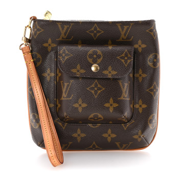 LOUIS VUITTON Monogram Partition Wristlet
