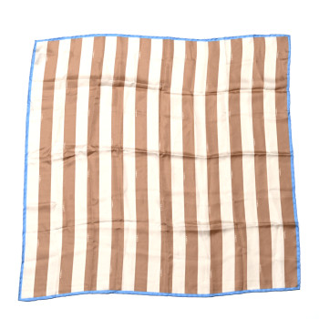 FENDI Silk Pequin Scarf Beige