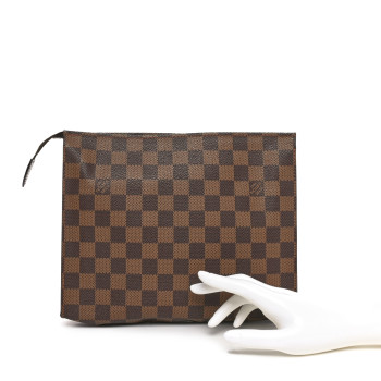 LOUIS VUITTON Damier Ebene Toiletry Pouch 26