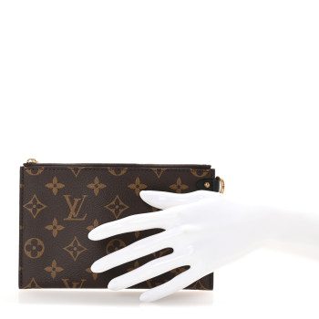 LOUIS VUITTON Monogram Low Key Hobo MM Pochette Cognac