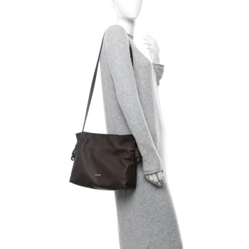 LOEWE Nappa Medium Flamenco Knot Bag Chocolate