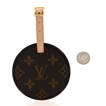 LOUIS VUITTON Calfskin Monogram LV Bag Charm Pink