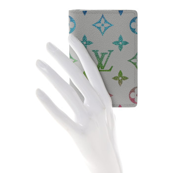 LOUIS VUITTON Monogram Pocket Organizer Gradient Grey