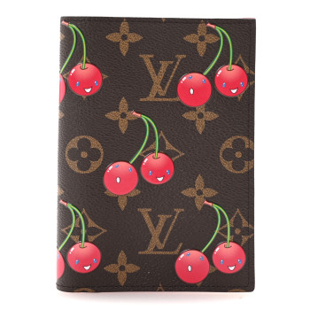 LOUIS VUITTON LV X TM Monogram Cerises Passport Cover