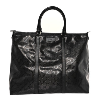 GUCCI Imprime Monogram Medium Joy Tote Bag Black