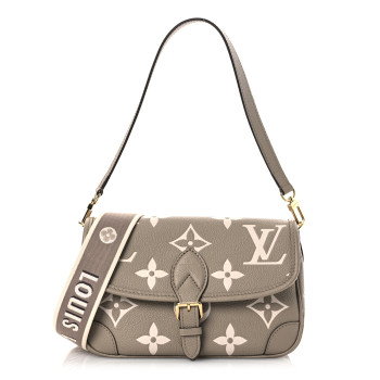 LOUIS VUITTON Empreinte Monogram Giant Diane Tourterelle Creme
