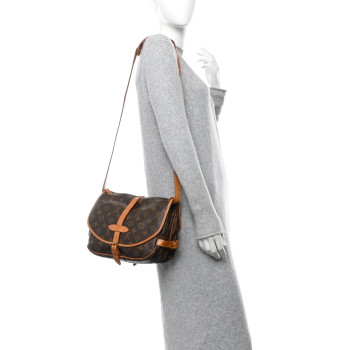 LOUIS VUITTON Monogram Saumur 30