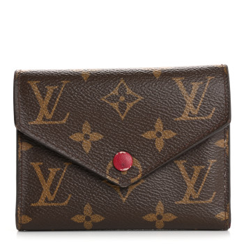 LOUIS VUITTON Monogram Victorine Wallet Fuchsia