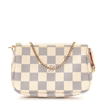 LOUIS VUITTON Damier Azur Mini Pochette Accessories