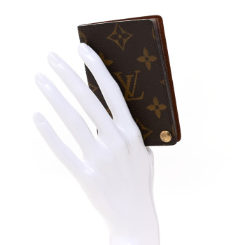LOUIS VUITTON Monogram Credit Card Photo Holder