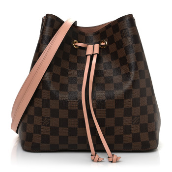 LOUIS VUITTON Damier Ebene Neonoe MM Venus Pink