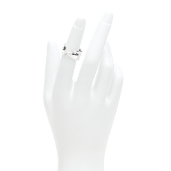 TIFFANY Sterling Silver Nature Leaf Ring 49 4.75