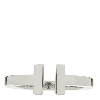 TIFFANY Sterling Silver T Square Ring 57 8