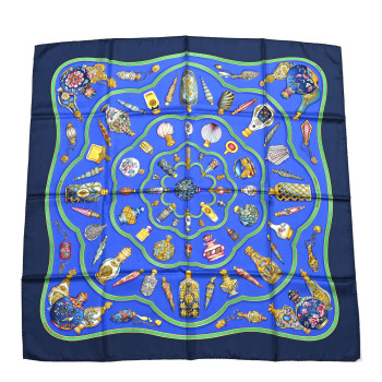 HERMES Silk Qu'Importe Le Flacon Scarf 90
