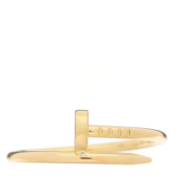 CARTIER 18K Yellow Gold Small Juste Un Clou Ring 60 9