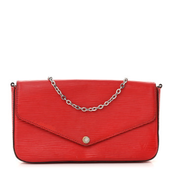 LOUIS VUITTON Epi Pochette Felicie Coquelicot