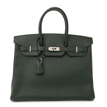 HERMES Epsom BIRKIN 35 Vert Anglais