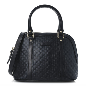 GUCCI Microguccissima Mini Dome Bag Black