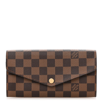 LOUIS VUITTON Damier Ebene Sarah Wallet NM