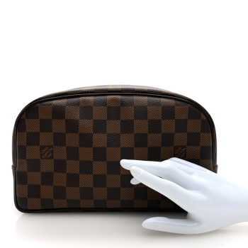 LOUIS VUITTON Damier Ebene Toiletry Bag 25
