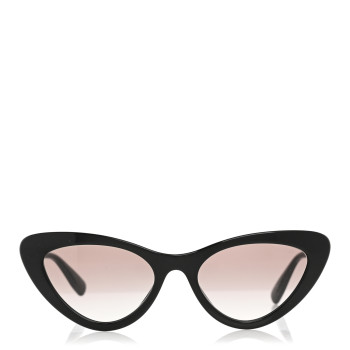 MIU MIU Acetate Cat Eye Sunglasses SMU 01V Black