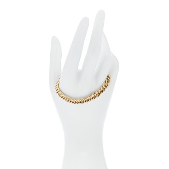 PARKER & WEST 18K Yellow Gold Diamond .38ct Chain Bracelet