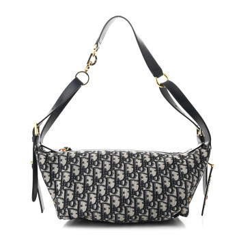 CHRISTIAN DIOR Oblique Small D-Journey Bag Blue