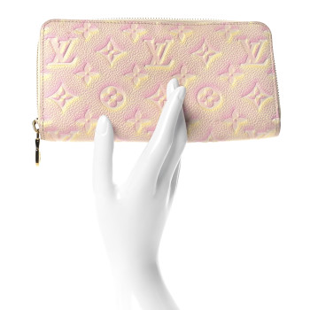 LOUIS VUITTON Empreinte Monogram Summer Stardust Zippy Wallet Pink