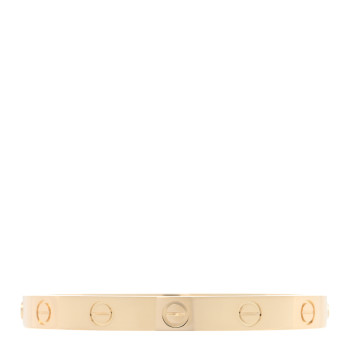 CARTIER 18K Yellow Gold LOVE Bracelet 15