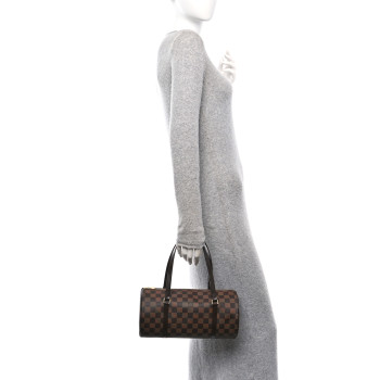 LOUIS VUITTON Damier Ebene Papillon 30 With Companion