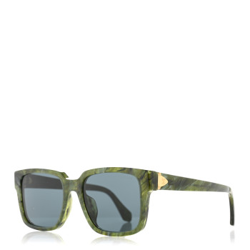 LOUIS VUITTON Acetate LV Square Sunglasses Z1694E Green