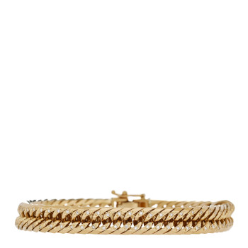 PARKER & WEST 18K Yellow Gold Diamond .38ct Chain Bracelet