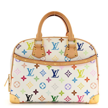 LOUIS VUITTON Monogram Multicolor Trouville White