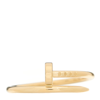 CARTIER 18K Yellow Gold Small Juste Un Clou Ring 60 9