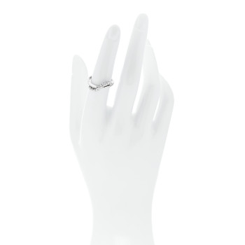 PARKER & WEST Platinum Diamond .31ctw Crossover Band Ring 52 6