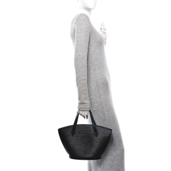 LOUIS VUITTON Epi Saint Jacques PM Black