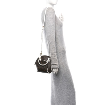 LOUIS VUITTON Monogram LV Match Ellipse BB White