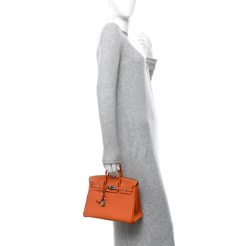 HERMES Togo Birkin 25 Orange