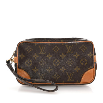 LOUIS VUITTON Monogram Pochette Marly Dragonne 22