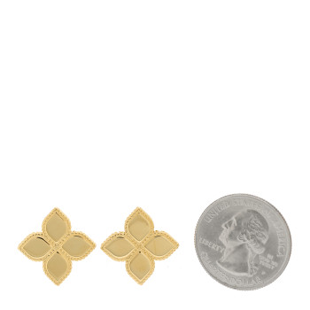 ROBERTO COIN 18K Yellow Gold Princess Flower Earrings