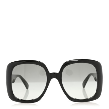 GUCCI Acetate Square GG Web Sunglasses GG0713S Black