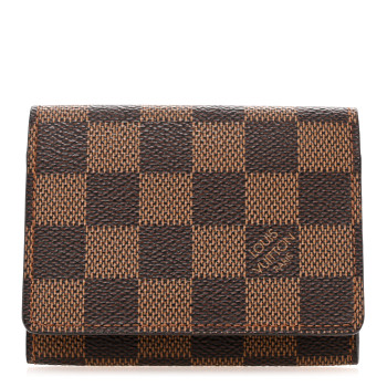 LOUIS VUITTON Damier Ebene Business Card Holder