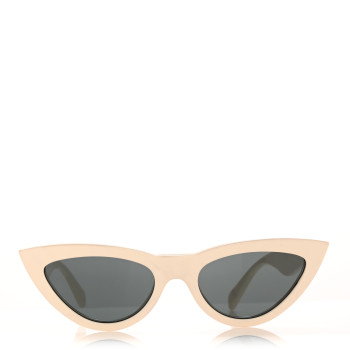 CELINE Acetate Cat Eye Sunglasses CL40019I Ivory