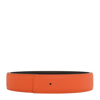 HERMES Box Togo 32mm Belt Strap 95  Ebene Orange