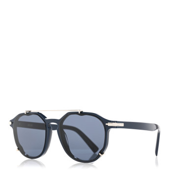 CHRISTIAN DIOR Acetate BlackSuit RI Sunglasses Blue