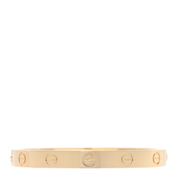CARTIER 18K Yellow Gold LOVE Bracelet 15