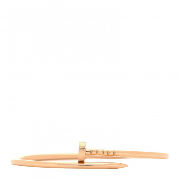 CARTIER 18K Pink Gold Small Juste Un Clou Bracelet 16